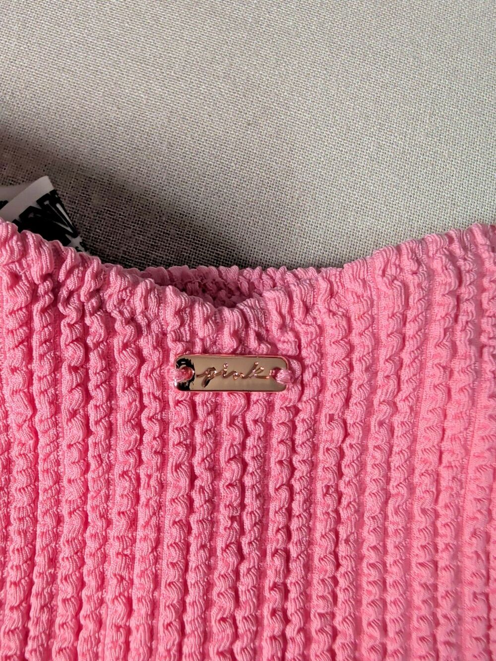 Victoria’s Secret Pink High Leg Cheeky Swim Suit Bikini Bottom Size XL NEW! - Picture 6 of 11